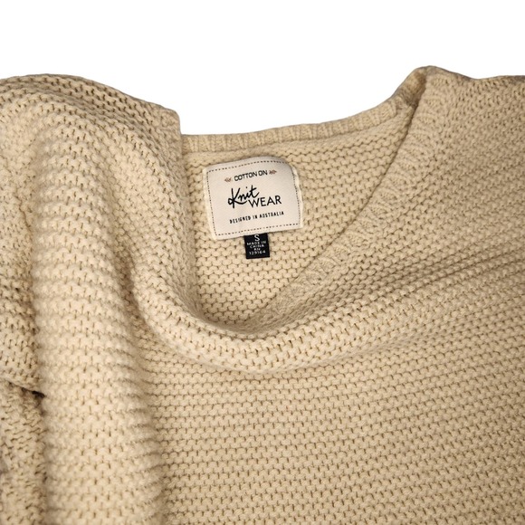 Cotton On Knit Wear Small Tan‎ Sweater *Fits more like a Large* - Picture 7 of 7